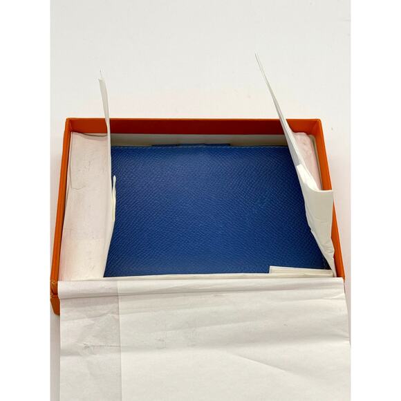 Hermes Agenda Cover*BEAUTIFUL Blue! FULL INCLUSION IN BOX! GREAT GIFT - Picture 3 of 9
